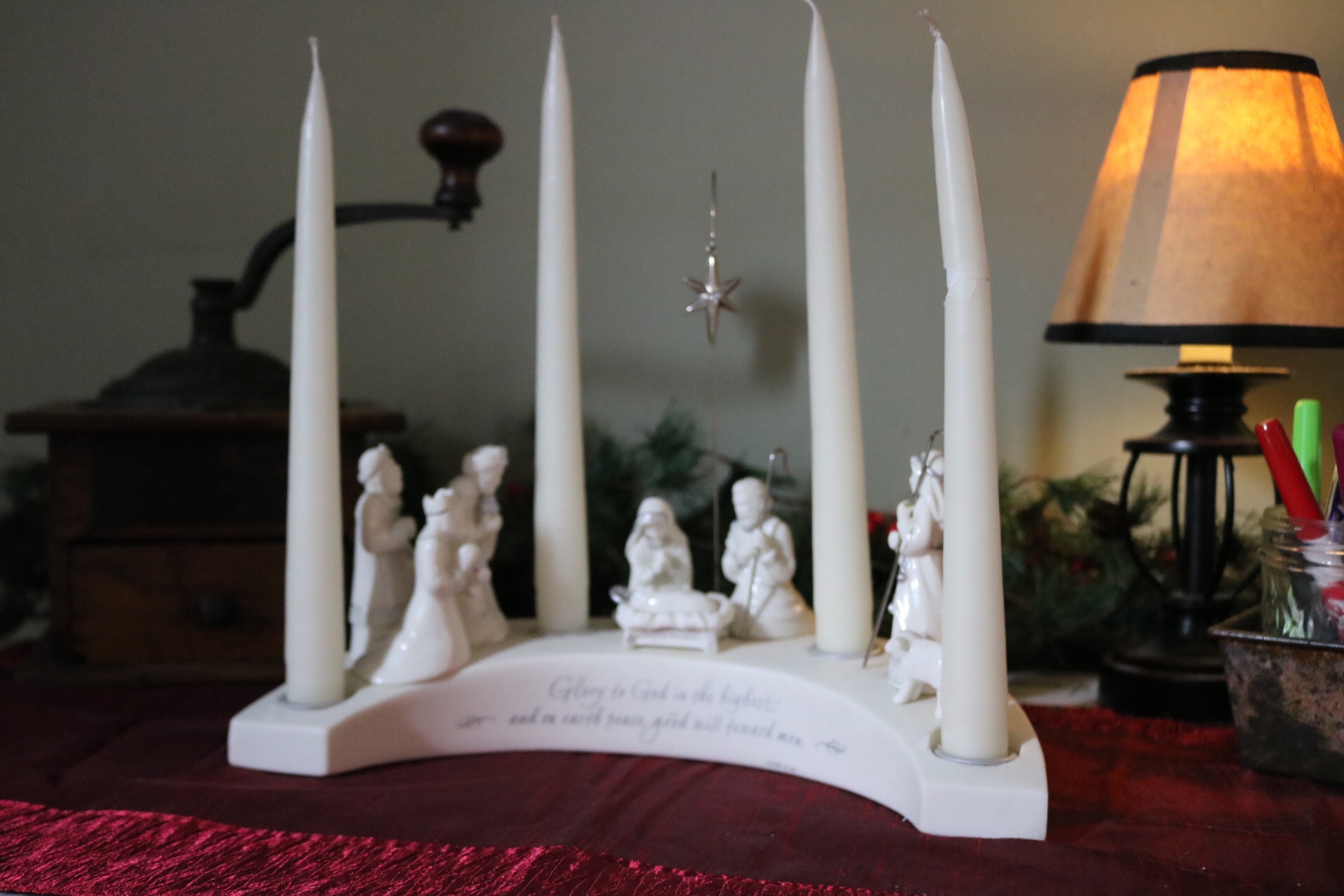 advent candleholder